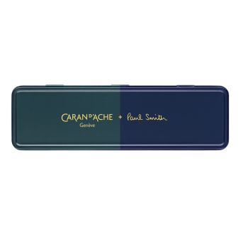 Caran d´Ache Paul Smith 849 Limited Edition 4 Kugelschreiber Racing Green & Navy Blue 