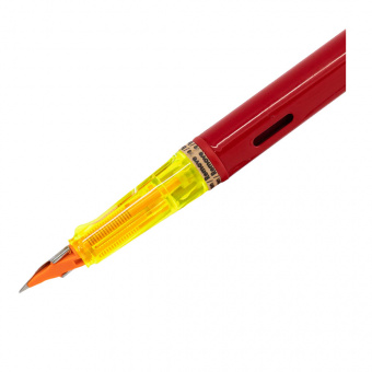 Lamy AL-star glossy red Set Füllhalter Special Edition M  - Mittel