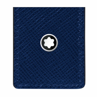 Montblanc Sartorial Leder Etui für 1 Schreibgerät Blau 