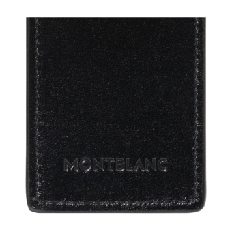 Montblanc Meisterstück Leder Etui für 2 Schreibgeräte Schwarz 