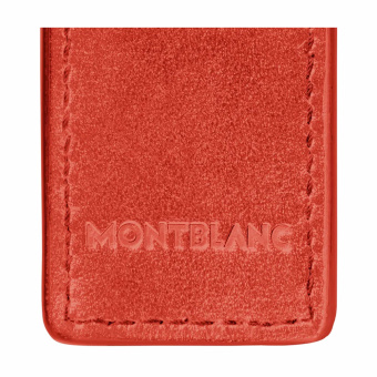 Montblanc Meisterstück Leder Etui für 1 Schreibgerät Koralle 