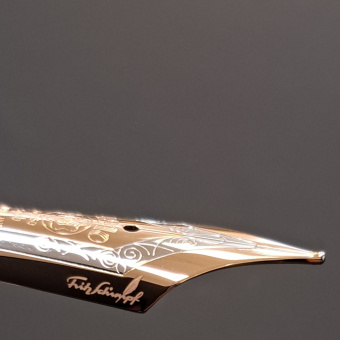 Montblanc x Fritz Schimpf Special Edition Italic Delight Kolbenfüllhalter 