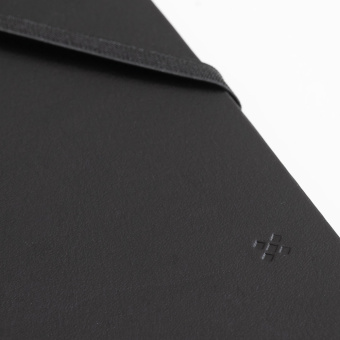 Legendär Hyde Leather Document Folder Black 