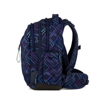 Satch Match Schulrucksack Purple Laser 
