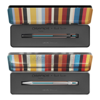 Caran d´Ache Paul Smith 849 Limited Edition 5 Kugelschreiber schwarz/silber