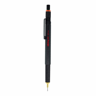 Rotring 800 Fine Lead Pencil with twist mechanism and fully retractable tip black 