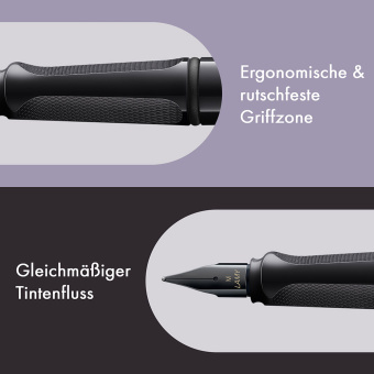 Lamy Safari Special Edition meteorite Fountain pen B - Breit