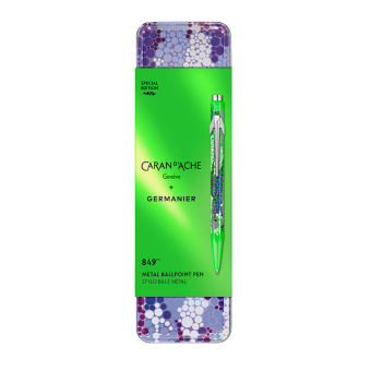 Caran d´Ache + Germanier 849 Ballpoint pen neongreen Special edition 