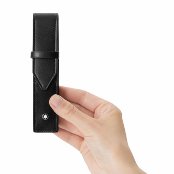 Montblanc Meisterstück Leder Etui für 1 Schreibgerät Schwarz 
