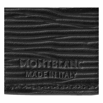 Montblanc Meisterstück 4810 Leder Etui für 2 Schreibgeräte Schwarz 