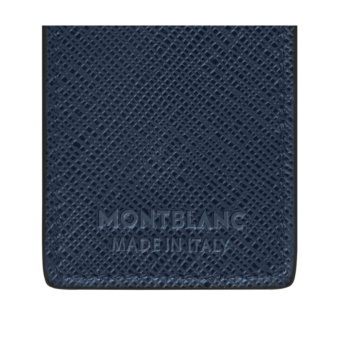 Montblanc Sartorial Leder Etui für 2 Schreibgeräte Ink Blue 