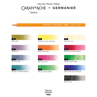 Caran d´Ache + Germanier Wooden Colour Pencils Special Edition 