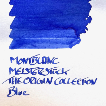 Montblanc Meisterstück The Origin Collection Tintenglas Blau 50ml 