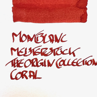 Montblanc Meisterstück The Origin Collection Ink glas Coral 50ml 