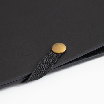 Legendär Hyde Leather Document Folder Black 