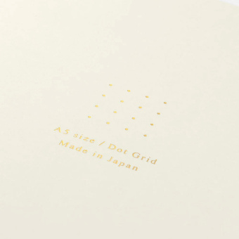 Midori Color Dot Grid DIN A5 notebook White
