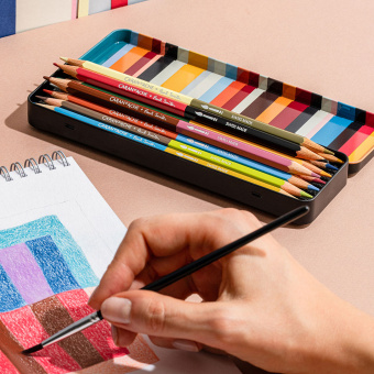 Caran d´Ache Paul Smith Limited Edition 5 Bicolor Farbstifte 