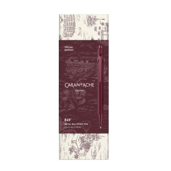 Caran d´Ache Toile de Jouy Kugelschreiber 849 bordeaux Sonderedition 