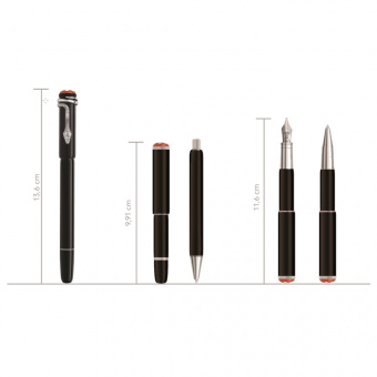 Montblanc Heritage Rouge et Noir Baby Special Edition fountain pen black 