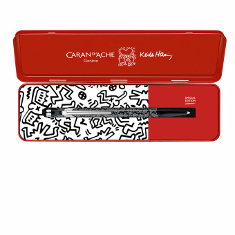 Caran d´Ache + Keith Haring Sonderedition 849 Kugelschreiber schwarz 