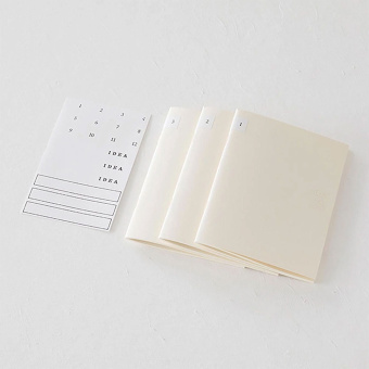 Midori Notebook A4 Light Lined 3pcs Pack
