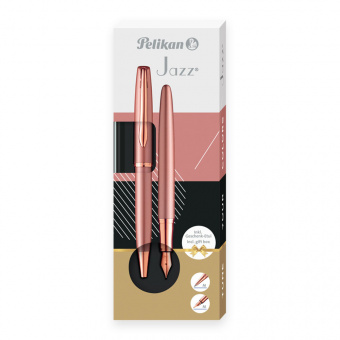 Pelikan Jazz Noble Elegance Set Fountain pen & Ballpoint pen Pink Rose 