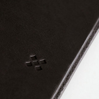 Legendär Hyde Leather Document Folder Black 