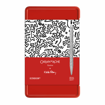 Caran d´Ache + Keith Haring Sonderedition Ecridor Kugelschreiber 
