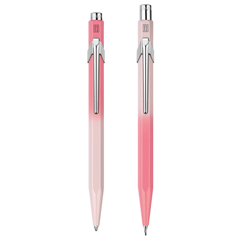 Caran d'Ache Special Edition 849 Ballpoint & 844 Mechanical Pencil Set  Blossom