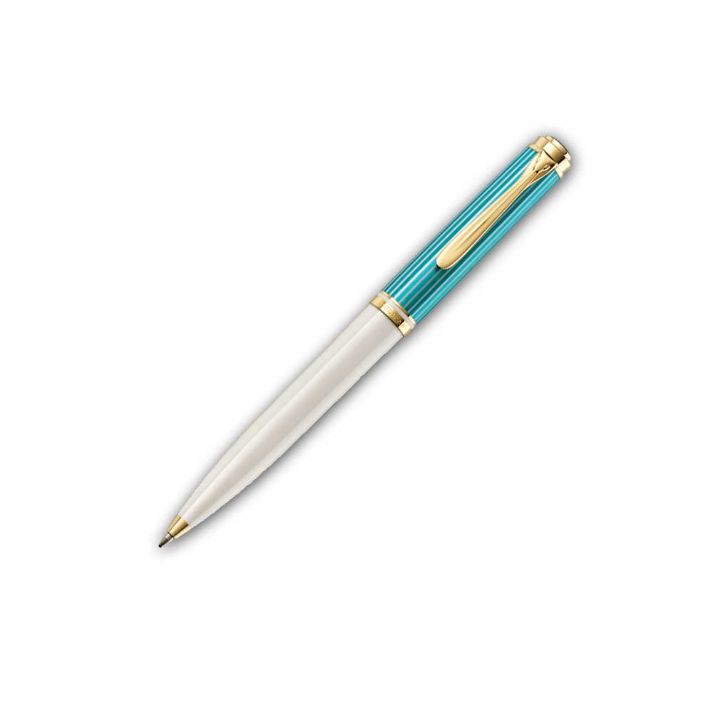 Pelikan Souverän 800 Drehkugelschreiber – Schwarz, 24 Karat Vergoldet, Im Geschenketui