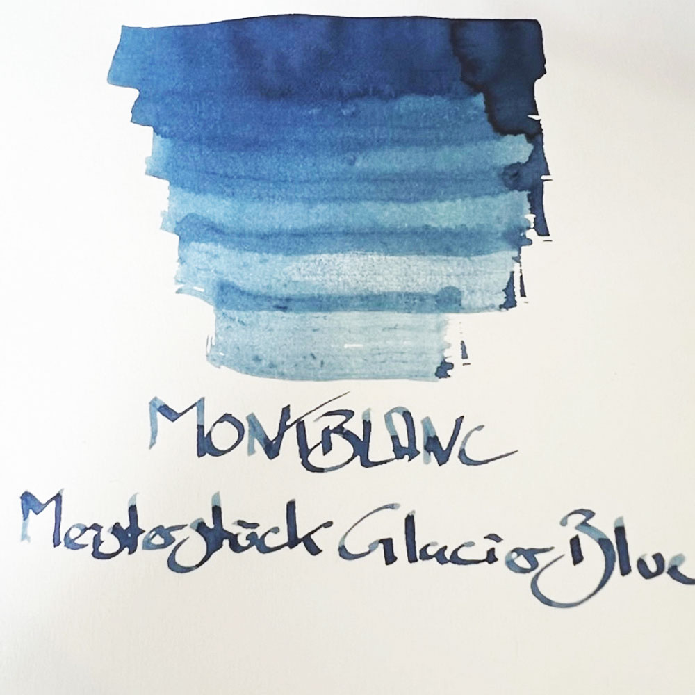 Montblanc Meisterstuck Glacier Blue ink bottle