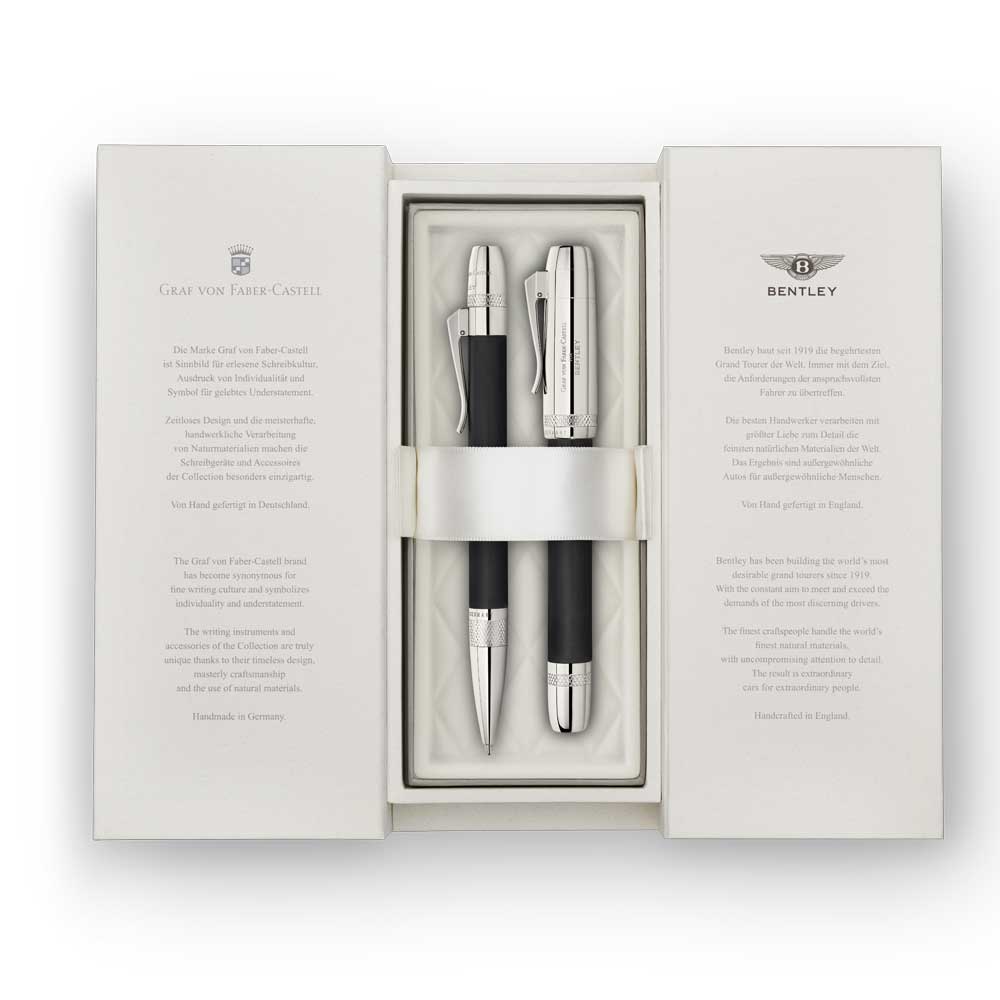 Graf Von Faber Castell Bentley Ebony Wood Fountain Pen